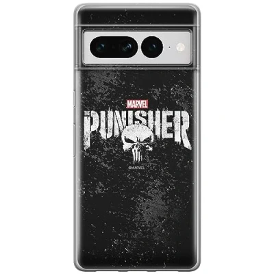 Abbildung von ERT GROUP Handyhülle für Google PIXEL 7 PRO Original und offiziell Lizenziertes Marvel Muster Punisher 003 optimal an die Form des Handy angepasst, hülle aus TPU