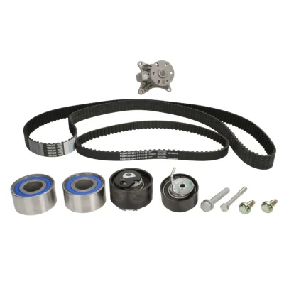 Abbildung von HEPU PK26090 Wasserpumpe + Zahnriemensatz 195 JAGUAR: XF Limousine, S Type, LAND ROVER: Discovery 3