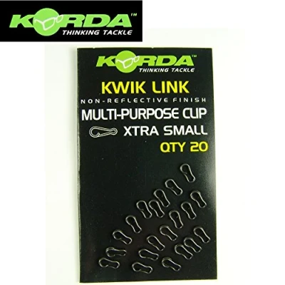 Abbildung von Korda Kwik Link Multi Purpose Clip Extra Small Klein materiaal