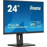 Abbildung von iiyama Prolite XUB2495WSU B7 61,1cm 24,1&quot; IPS LED Monitor WUXGA 16:10 HDMI DP USB3.2 USB C Slim Line Höhenverstellung Pivot schwarz