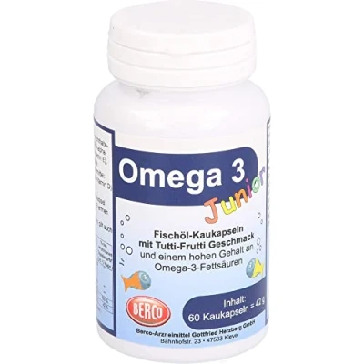 Abbildung von Omega 3 Junior Berco Kaukapseln 60 St