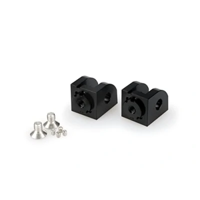 Abbildung von Puig 20883N Adapter Fußrasten Gummipad Adjustierbar Rider Schwarz