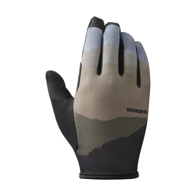 Abbildung von SHIMANO Langfinger Handschuhe TRAIL. Braun