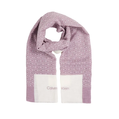Abbildung von Calvin Klein GEO Minimal LOGO Stole Schal, Damen, Größe: One Size, Sea fog