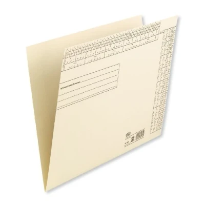 Abbildung von Elba Einstellmappe A4, Kraftkarton, Lochung für Heftstreifen, chamois, 50 Stück