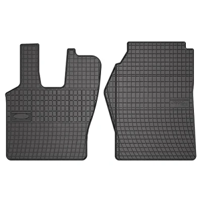 Abbildung von FROGUM 0076RG Fußmattensatz driver cab R,G Gummi vorne 2 schwarz