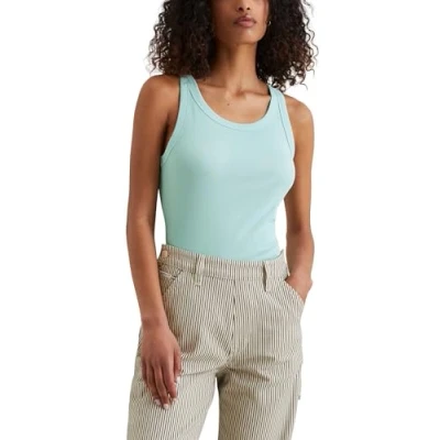 Abbildung von Marc O&#039;Polo Denim SLIM FIT Top, Damen, Größe: Small, Blue fog