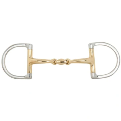 Abbildung von BR Doppelter gebrochener D Bit Weichkontakt 16 mm Ø 65 x 50 12,5 Silber / gold Gelb