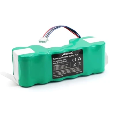 Abbildung von NASTIMA 12V 3500mAh NI MH Akku Kompatibel mit Ecovacs Deebot 900 700 600 M88 DE33 DE35 DE35G DE53 DE55 DN33 DN36 DN39 DN55 DD3G DD4G DD33, Ozmo 601 610 902 907 Roboter Staubsauger