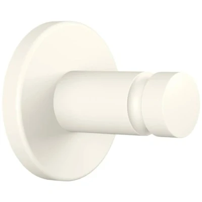 Abbildung von tesa Handtuchhaken MOON ohne Bohren 3,7 cm : 3,6 cm, Badezimmer, Gäste WC, Wandmontage, (Packung, 1 St., inkl. Klebelösung), selbstklebende Handtuchhalterung weiß