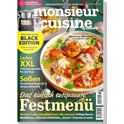 Abbildung von Monsieur Cuisine by ZauberMix 06/23 : Rezepte für Weihnachten Festmenü Soßen Gewinnspiel Schlemmergerichte