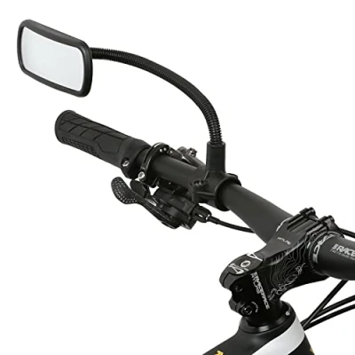 Abbildung von Wicked Chili Fahrradlenker Fahrrad Spiegel E Bike Mofa Roller Rückspiegel, Alle Lenker, (1 tlg), Made in Germany Spiegelfläche: 102 x 44 mm mit Schwanenhal