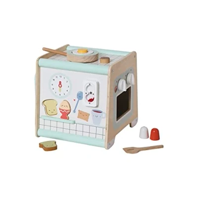 Abbildung von Vertbaudet VERTBAUDETActivity Würfel Spielküche, Holz FSC®beige