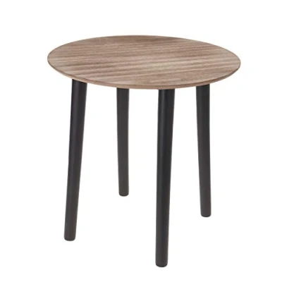 Abbildung von Spetebo Blumentisch Holz Beistelltisch natur schwatz / 40 cm