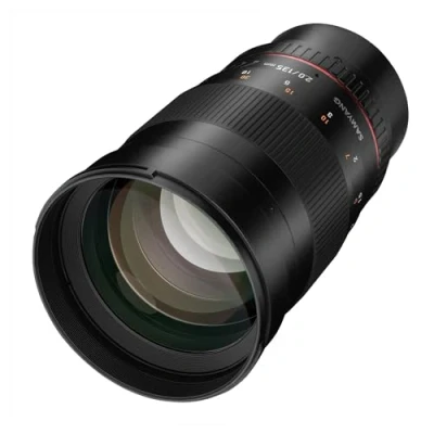 Abbildung von Samyang 135mm F2.0 für Fuji X APS C Teleobjektiv Festbrennweite Kamera mit Mount, manueller Fokus, Fujifilm E4, T4, T200, Pro3, A7, T30, T3, T100