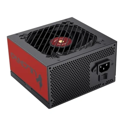 Abbildung von Mars Gaming MPVU750SI, ATX Netzteil 750W, 10 Jahre Garantie, 80 Plus Silver, +87% Effizienz, AI2 RPM, DC und SMD Technologien, Aktives PFC, Japanische Toshin Kyogo Kondensatoren 105º, Rot