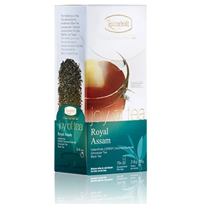 Abbildung von Ronnefeldt Royal Assam &quot;Joy of Tea&quot; Schwarztee, kräftig/würzig, 15 Teebeutel, 39 g