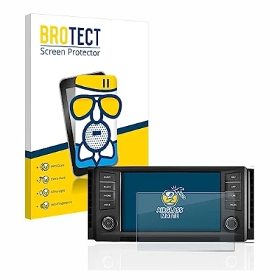Abbildung von BROTECT Entspiegelungs Schutzglas für Seat Leon 5F 2018 Media System Plus 2016 8&quot; Schutz Folie Panzerfolie Glas Matt [Kratzfest 9H, Anti Reflex]
