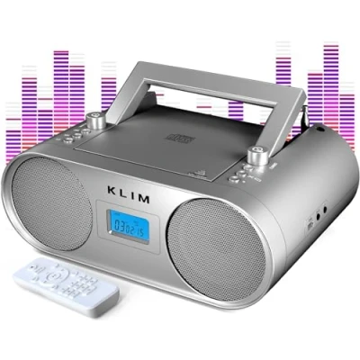 Abbildung von KLIM Boombox B4 (AM/FM Radio, Radio mit CD Spieler, AM/FM MP3, Bluetooth, AUX, USB)