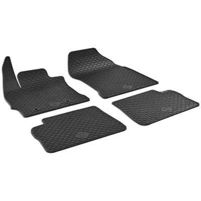 Abbildung von WALSER 50799 Fußmattensatz Gummi vorne und hinten 4 schwarz TOYOTA: Auris Kombi, Schrägheck, Corolla XI Limousine