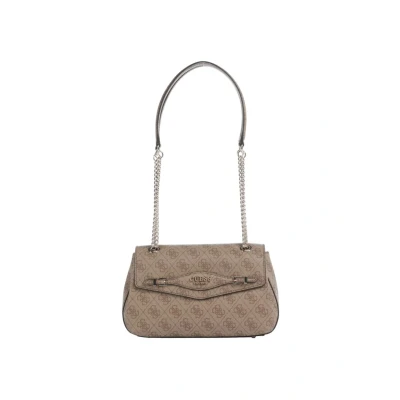 Abbildung von GUESS Katya Convertible Xbody Flap Bag Latte Logo