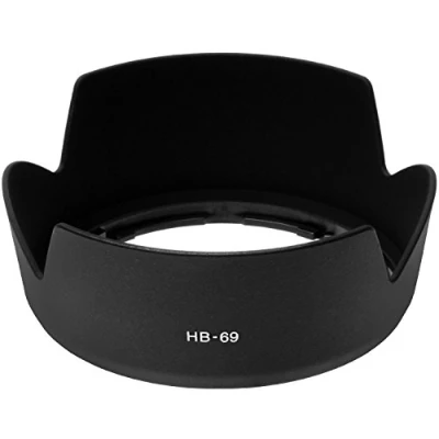 Abbildung von CELLONIC® Gegenlichtblende kompatibel mit Nikon AF S DX NIKKOR 18 55mm f/3.5 5.6G VR II Bajonett HB 69 Objektiv Sonnenblende Kamera Streulichtblende Lens Hood