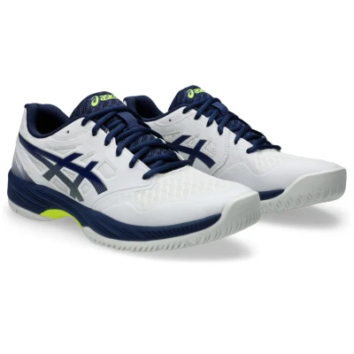 Abbildung von Asics Gelcourt Hunter 3 Handballschuh, Herren, Größe: 49, White/blue expanse Textil/synthetik