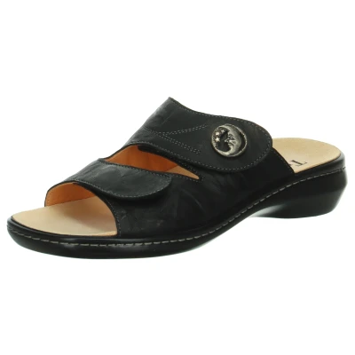 Abbildung von Think Pantolette &quot;Camilla&quot;, Hausschuh, Klettschuh, Komfortschuh mit Blockabsatz