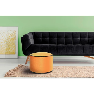Abbildung von Kayoom Stauraumhocker &quot;Pouf Taj Mahal 125&quot;, samtweich, farbig, modern, orientalisches Design