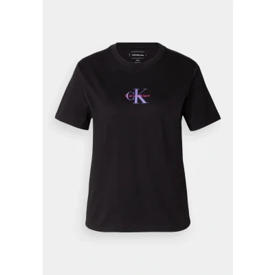 Abbildung von Calvin Klein Jeans 20S Classic LOGO TEE Tshirt print, Damen, Größe: XL, Black