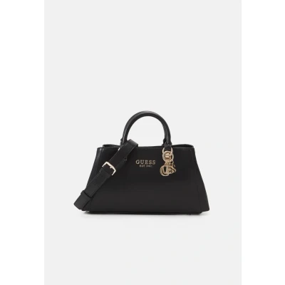 Abbildung von Guess Evelune Girlfriend Satchel Handtasche, Damen, Größe: One Size, Black