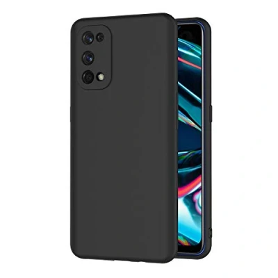 Abbildung von AICEK Hülle Compatible Realme 7 Pro Schwarz Silikon Schutzhülle für Case TPU Bumper Handyhülle (6,4 Zoll)