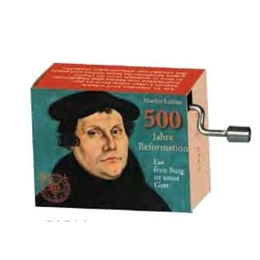 Abbildung von Martin Luther&quot;Ein feste Burg ist unser Gott&quot; Spieluhr