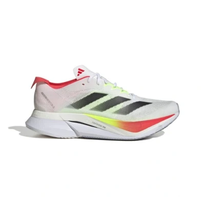 Abbildung von adidas Performance Adizero Boston 12 Laufschuh Straße, Herren, Größe: 46 2/3, Cloud white/core black/lucid red Schuhe
