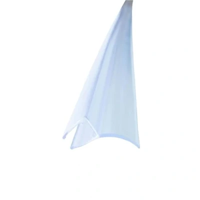 Abbildung von Bagnoxx Duschdichtung, L: 200 cm, (Duschdichtung Spaltdichtung, Abdichtung Dusche 200cm, 1 St), zwischen Duschwand und weiterem Glaselement, Duschlippe aus PVC