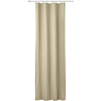 Abbildung von WOLTU Vorhang Blickdicht Gardinen mit Kräuselband für Schiene, Leichter &amp; weicher Verdunklungsvorhang wärmeisolierend 135x225 cm Sand, Thermovorhang Kälteschutz Wohnzimmer Schlafzimmer