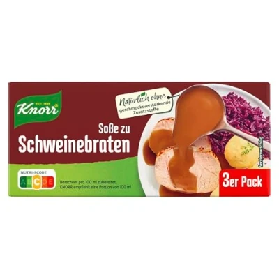 Abbildung von Knorr Soße zu Schweinebraten, 15er Pack (15 x 78 g)
