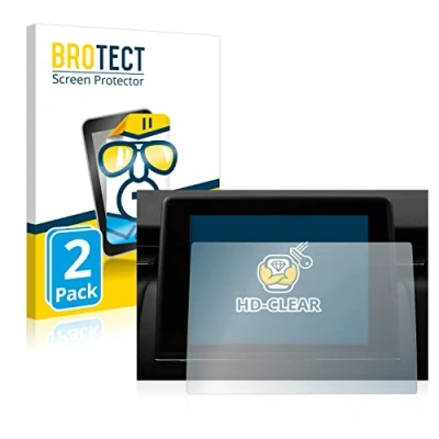 Abbildung von BROTECT (2 Stück Schutzfolie für Renault Captur Easy Link 7&quot; Displayschutz Folie Ultra Klar