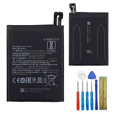Abbildung von E yiiviil Ersatzakku BN48 Kompatibel mit Xiaomi Mi Redmi Note 6 Pro 4300MAH with Tools