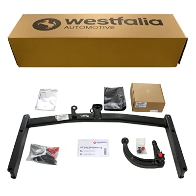 Abbildung von Westfalia Abnehmbare Anhängerkupplung für Audi A4 Avant &amp; Limousine (B7) (BJ 11/2004 06/2008) + Cabrio (10/2005 03/2009) Im Set mit 13 pol. fzg. spez. Elektrosatz