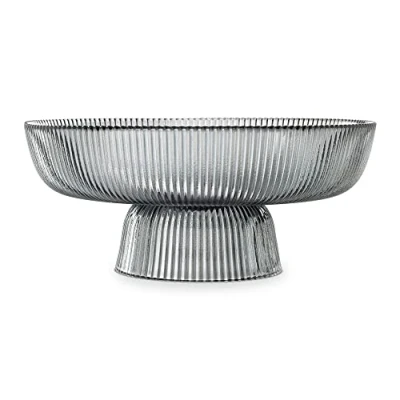 Abbildung von Navaris Obstschale Frucht Schüssel aus Glas Glasschüssel für Früchte Salat Deko klar, Glas, (1 tlg)