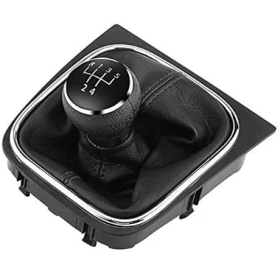 Abbildung von Schaltknauf,5 Gang Schalthebel Kopf Gaiter Boot Kit Kompatibel mit 6 MK5 MK6 2005 2014