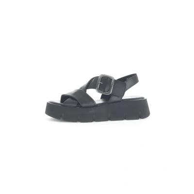 Abbildung von Gabor Plateausandalette, Damen, Größe: 38.5, Schwarz Schuhe