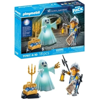 Abbildung von Playmobil® Schlossgespenst und Ritter (71797), Playmobil Novelmore Konstruktions Spielset, (18 St)