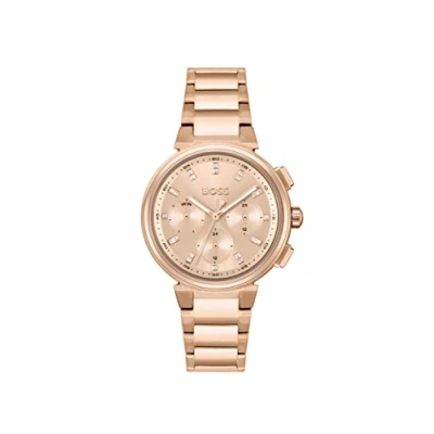 Abbildung von BOSS Chronograph Rose goldcoloured, Damen, Größe: One Size, gold coloured