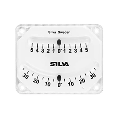 Abbildung von Silva Clinometer Neigungsmesser für alle Fahrzeugtypen 2 Skalen: ±35 &amp; Feinabstimmungsskala ± 5 Inclinometer 1x8x10 cm Offroad Auto
