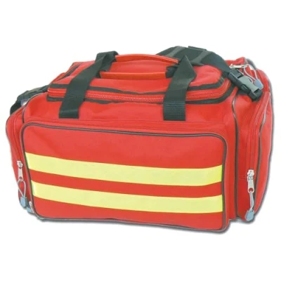 Abbildung von GIMA Emergency Bag, Rote Farbe, Polyester, Notfall, Trauma, Rettungsdienst, Ärztliche, Erste Hilfe, Krankenpfleger, Mehrtaschenbeutel für Sanitäter, 35x45x21 cm