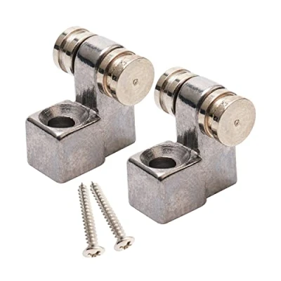 Abbildung von Unxuey 2 Stück Roller Gitarre Saitenbaumführungen Halterungen mit Befestigungsschrauben Gitarrenzubehör für Fender Strat Stratocaster Tele Telecaster E
