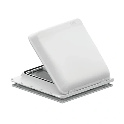 Abbildung von Fiamma Turbo Vent Dachhaube, 40x40cm, weiß, mit 12V