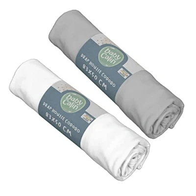 Abbildung von Babycalin Spannbettlaken, 83 x 50 cm, Bio, 1 Pack ( 2 Stück )